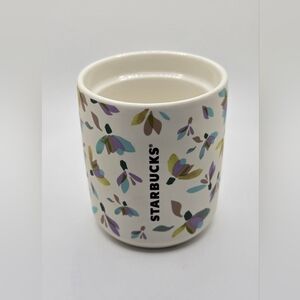 Starbucks 2023 Floating Snowdrops Ceramic Tumbler Coffee Mug Cup NEW NO LID 8OZ.